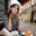 Finding the courage to approach a woman on a terrace
